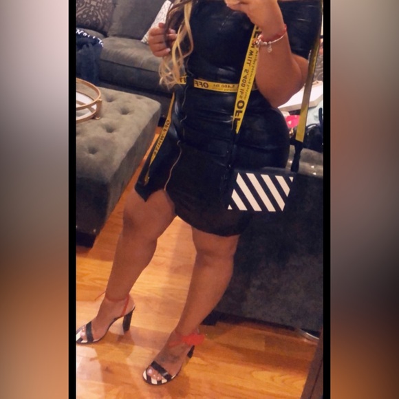 Off white zip tie ankle strap heels size 6 - Picture 16 of 16